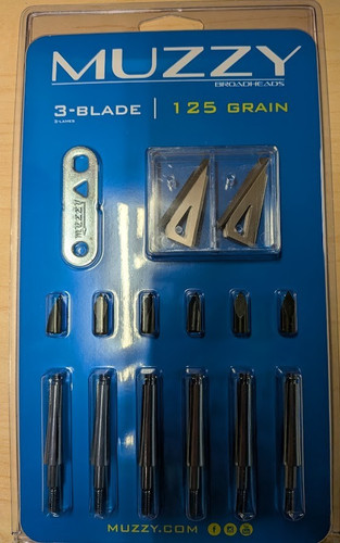 New 6pk muzzy - muzzy, 3-blade