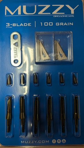 New 6pk muzzy blade - 3-blade, 100
