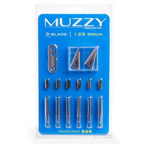 Muzzy blade screw in - 3-blade, screw-in